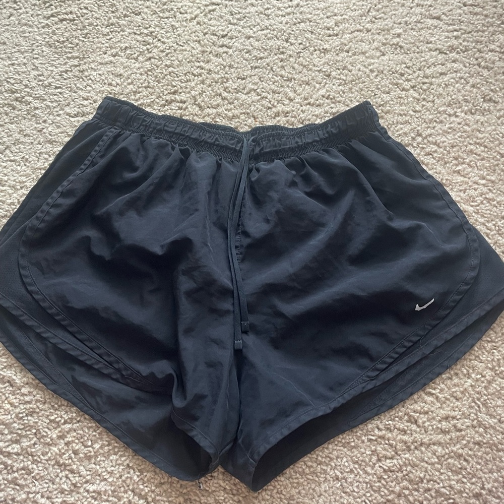 Nike Black Athletic Shorts Moisture-Wicking Lightweight